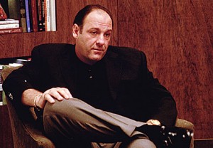 James Gandolfini incarnant Tony Soprano