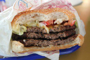 Le fameux Triple Whopper de Burger King