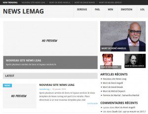 La Home Page de News Lemag