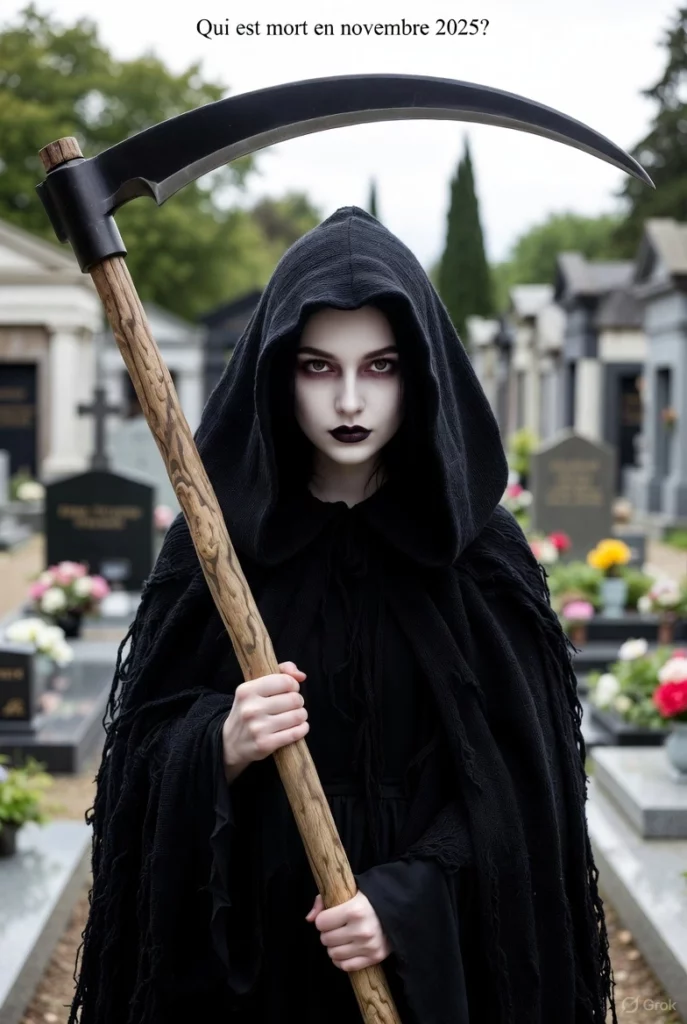 Qui est mort en novembre 2025 ?